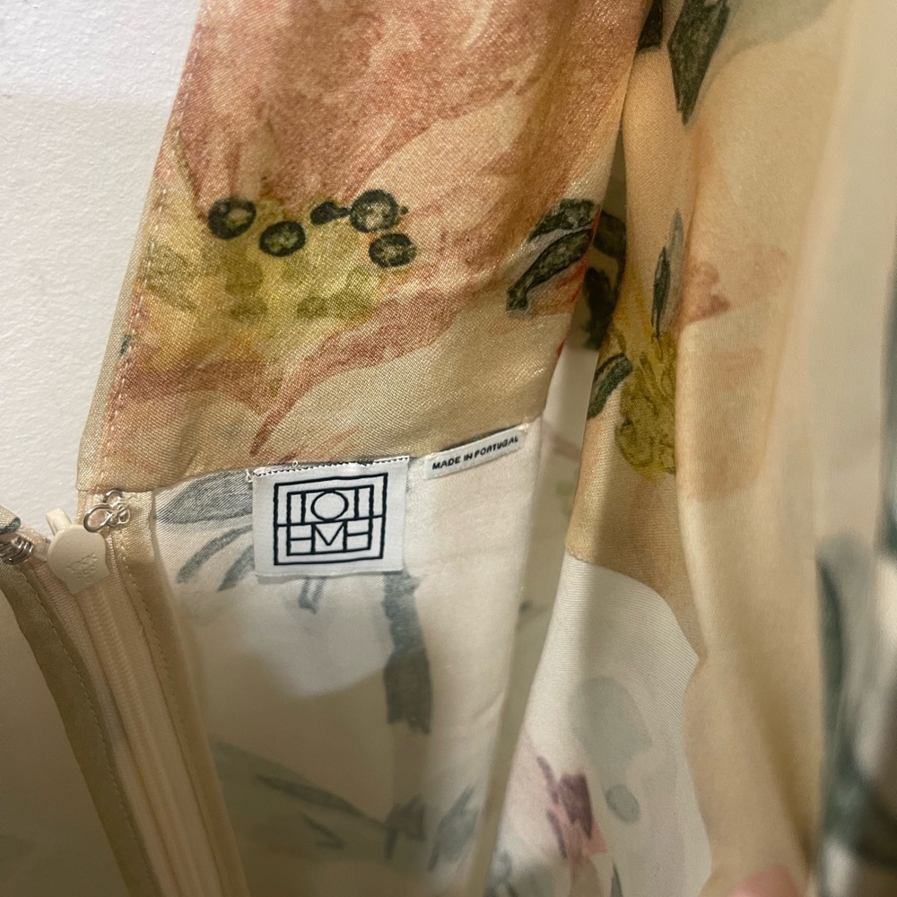 Toteme twist drape floral dress - Picture 4 of 5